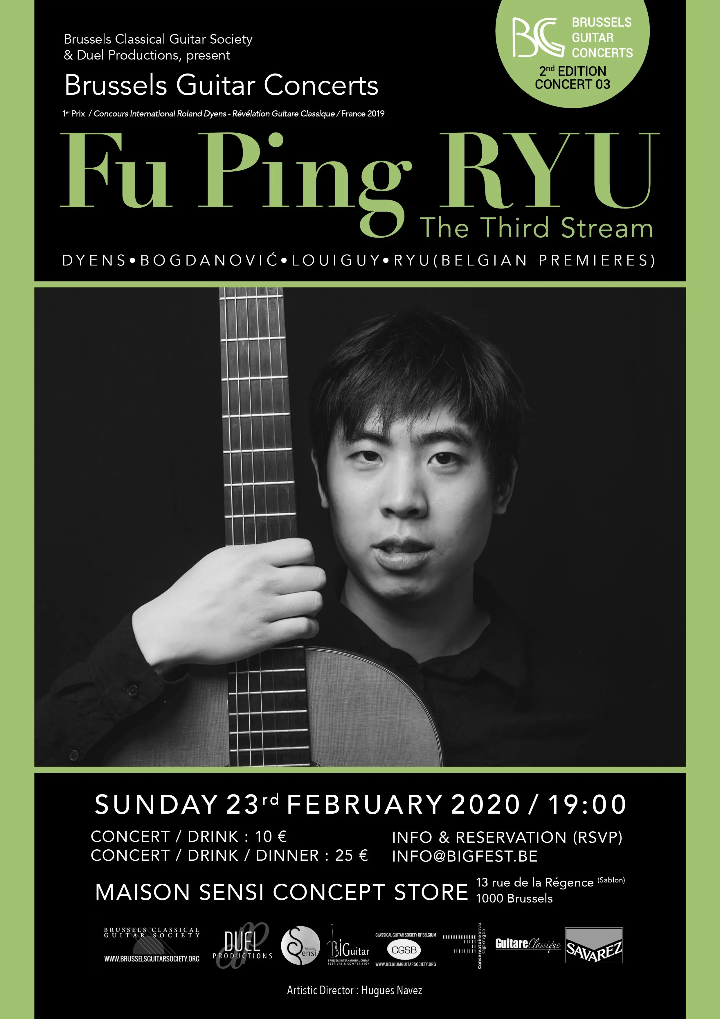 Fu Ping Ryu - « The Third Stream » - Brussels Guitar Concerts