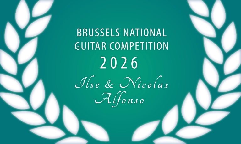 Brussels National Guitar Competition<br>«&nbsp;Ilse & Nicolas Alfonso&nbsp;» - Samedi 28 novembre 2026 - 09:00 - www.bigfest.be